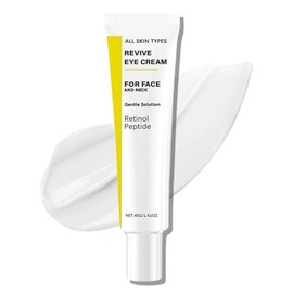Revive Eye Cream with Retinol Peptide, Retinol Eye Cream for Wrinkle, Anti Aging Eye Creams, All Skin Types, 40g