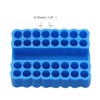 2 Pieces/Set 32 Holes Hex Shank Screwdriver Bits Holder Plastic