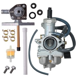 Partman TRX 250 Carburetor with Fuel Valve Petcock Fit for Honda TRX250 TRX250TE TRX250TM TRX250ES Recon 1997-2000