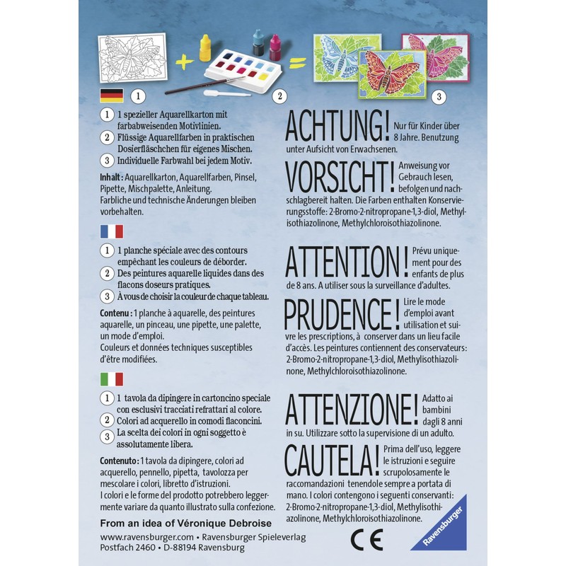 Ravensburger – Playing Dolphins. Watercolour Painting Mini