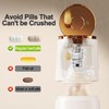 DUBSTAR Pill Crusher, Adjustable Fineness Pill Crusher Fine Powder, Ceramic