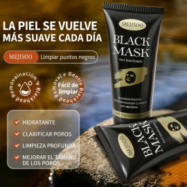 🔥 Mascarilla negra poros puntos negros acné todo tipo de piel  Vitaminas y Minerales