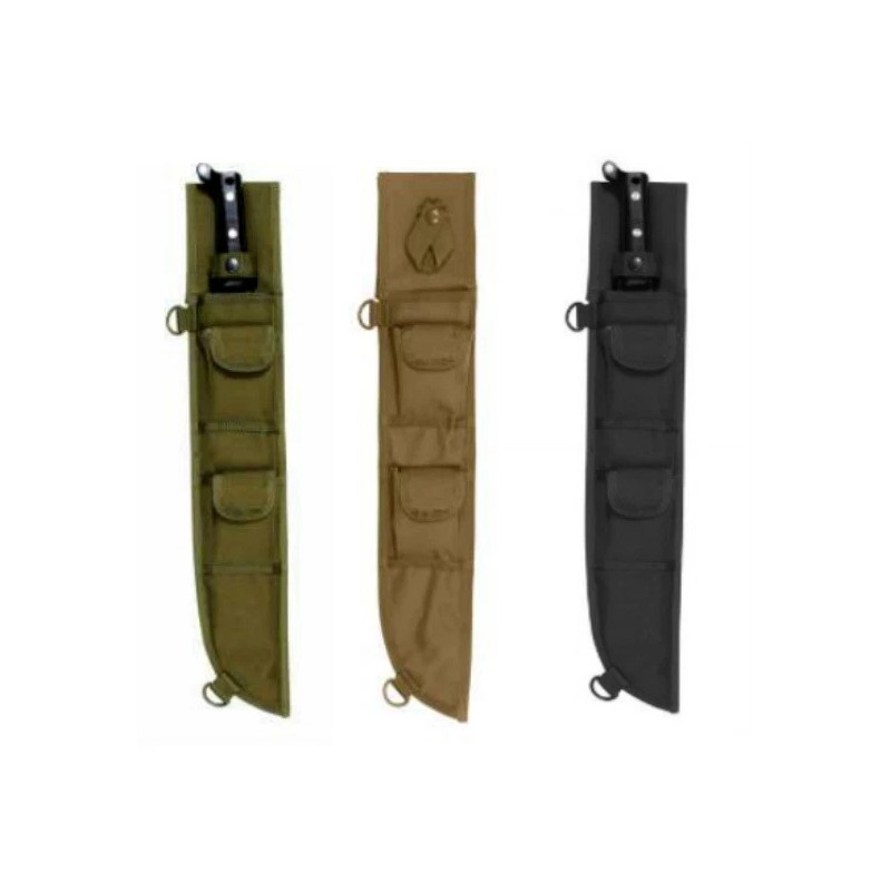 Rothco 18" Machete Sheath MOLLE Compatible Heavy Duty Rothco Black