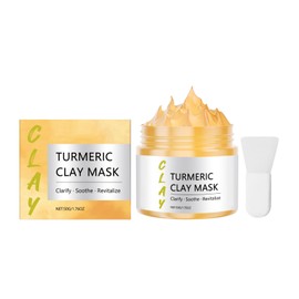 Turmeric Serum For Dark Spot Remover, Turmeric Face For Dark Spots, Turmeric Cleansing Mud Film Deep Cleansing Moisturising And Firming Face Mask, Deep Cleansing Mud