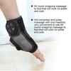 Electric Foot Ankle Massager Vibration Heating Foot Acupuncture Points Massage