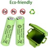 Yibatopow 16 Pack Rechargeable 1.2V NiMH AA Batteries 1000mAh High