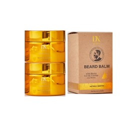 Beard Butter for Men: Beard Balm w/Biotin & Shea Butter, Hydrates Smoothens Softens & Thickens Facial Hair, Relieve Itching & Irritation, Natural Ingredients for All (Rosemary & Jojoba Oil)