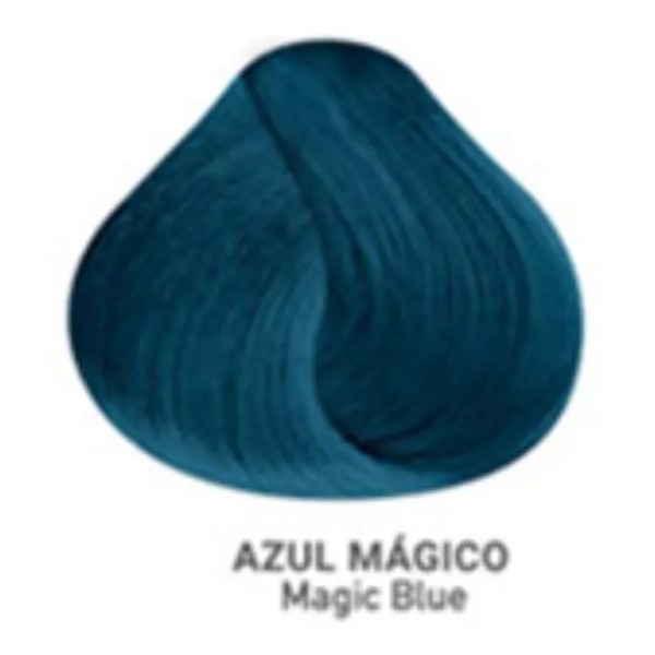 Nutrapel Tinte Para Cabello Rbl Semipermanente Colores Fantasia 90g Color: Azul Mágico