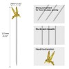 Metal Cocktail Picks Fruits Toothpicks, 6pcs Long-billed Bird Martini Picks