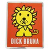 Miffy [Die Cut Sticker] Character Sticker/Lion Silver Dick Bruna
