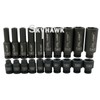 51pc 1/4" Dr SAE & Metric Deep & Shallow std