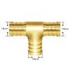 Joywayus 3/4" Hose Barb Tee 3 way Union Fitting Intersection/Split