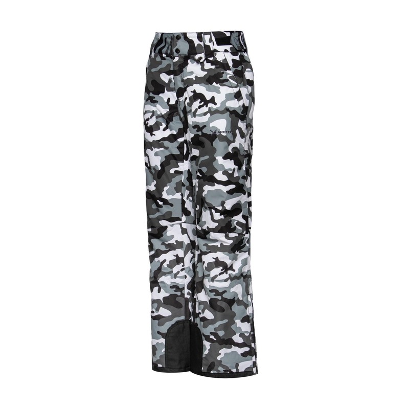 Arctix Women's Insulated Snow Pants, A6 Camo Black, Large