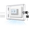 AUURIO Upgraded Thermostat Lock Box with Key, Large Space Thermostat