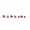 Let's Play Games LPG Dice Set - Metal RPG Serif