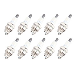 Pack of 10 Spark Plugs Trimmer Universal Chainsaw Brush Cutter Replacement Replacement Spark Plug Set for Brush Cutter and Chainsaw Brush Cutter Chainsaw Hedge Trimmer Blower Replacement Accessories