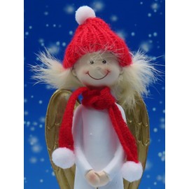 Pommerntraum ® Christmas Angel Crazy Angel Guardian Angel Christmas Figure Decoration Figure Desk Figure Normal Can Anyone (Stella)