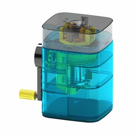 Pencil Sharpener Manual Artist Drawing Sketching Pencil Sharpener Stationery Supplies for Office Classroom Blue