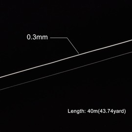 BENECREAT 0.3 mm/28 Gauge 999 Pure Silver Sterling Wire, 4 m Round Craft Wire for Wire Wrapping Jewellery Making, Spool Project, Bracelets and Earrings