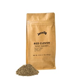 Jovvily Red Clover Herb Powder - 1 lb - Always Pure - No Fillers Or Additives - Herbal Supplement Powder