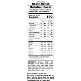 Bacon Ranch Flavored GIANTS Sunflower Seeds, 12-5 oz bags