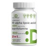 Ácido R-alfa Lipoico 600 Mg Con Benfotiamina 300 Mg 120 Caps Sabor Sin Sabor