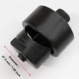 SagaSave 27.5mm (16-50MM) Sheet Metal Punch Hole Punch, Metal Inner Hex Hole Cutter for Q.Max, Steel Plate, Stainless Steel