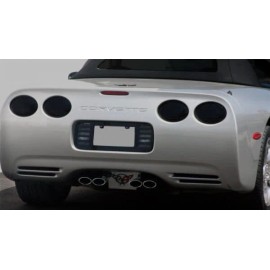 GTS Styling Tail light Covers Carbon Fiber 4PC. Fits Chevy Corvette C5 1997-2004