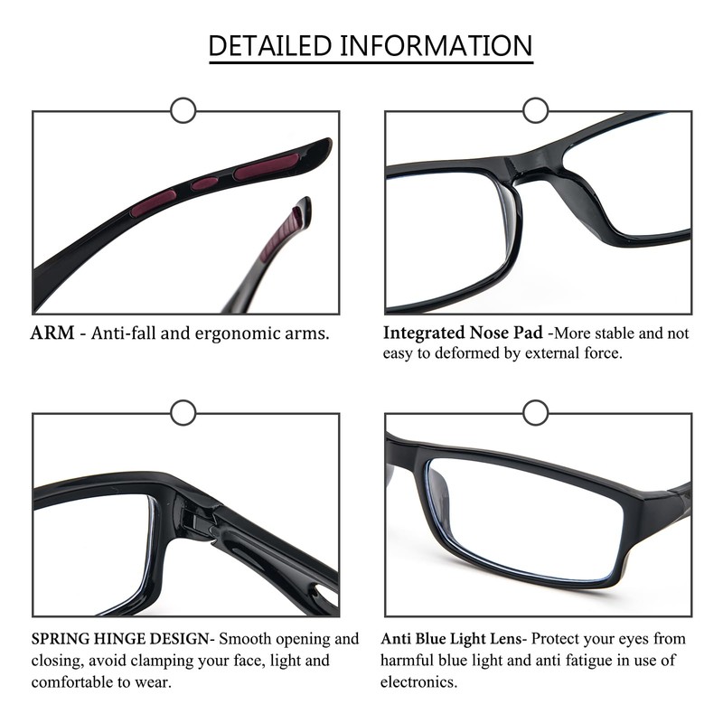 [REAVEE] 老眼鏡 ブルーライトカット スポーツ式 超弾性 PCメガネ 軽量 コンパクト おしゃれ グレー