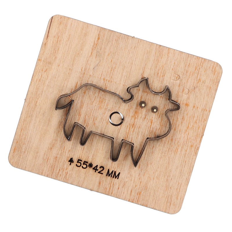 Cutting Die Cow Shape 55x42mm Leather Punching Mold Alloy Steel