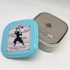 OSK SSP-22 Demon Slayer Lunch Box, Inosuke Pattern, Light Blue,