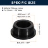 sourcing map 2 Pcs Black Plug Holes, Waterproof Rubber Button
