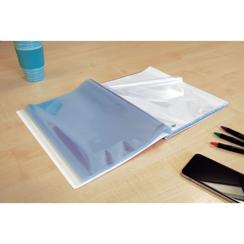 Oxford Quick'in Document Wallet Pad DIN A4 Transparent