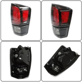GXYWADY Tail Light 8155004230 Replacement for Toyota Tacoma TRD 2020 2021 Rear Brake Lamp Right Passenger Side Black Framed