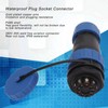 Waterproof Plug Socket Connector 380V 45A Back Nut Welding Free