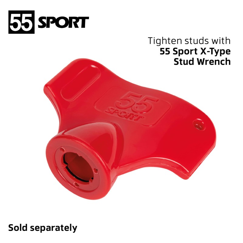 55 Sport X-Type Orbit Lightweight Nylon Replacement Football Studs -