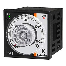 TAS-B4RK4C, Temp Control, 1/16 DIN, Analog, PID Control, Relay Output, K Thermocouple, 400 C, 100-240 VAC