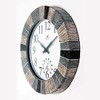Infinity Instruments Slate 13 inch Outdoor Wall Clock Faux Slate