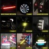 5pzs Sticker Reflejante Protector Auto Moto Bici 5cm*3m