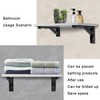 12 Inch Folding Shelf Hinges,90 Degree Shelf Bracket Hinge,Fold Down