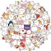 50 Pzs Lote Pegatinas Sanrio Kawaii Personajes Animados Pegatinas Impermeables