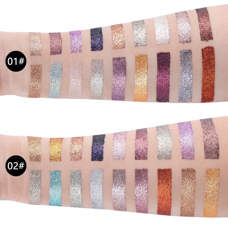 18 Colors Eyeshadow Palette Glitter Eyeshadow Powder Makeup Highlight Eye