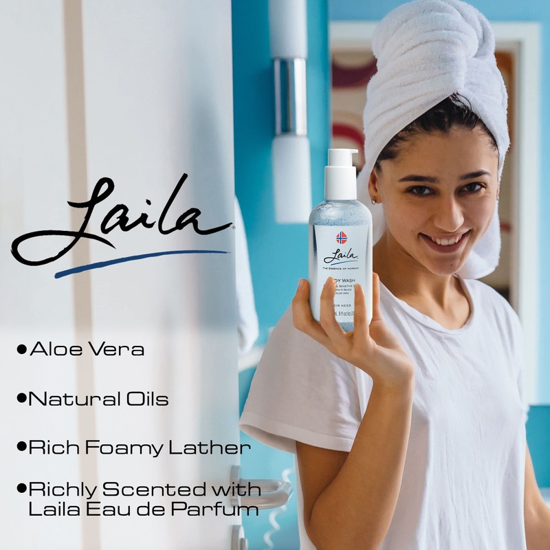 Geir Ness Laila Body Wash - Nourishing and Moisturizing Shower