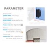 [2 Pieces] Cabinet Glass Door Hinges 90-Degree Frameless Glass Door