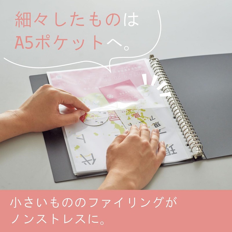 Lihit Lab Collel Clear Pocket A4+A5 A4 N473