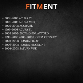 AUTO OCCASION Knock Sensor with Connector 30531-P8F-A00 Compatible with Acura CL MDX RL TL Honda Accord Odyssey Pilot Ridgeline Saturn VUE Replace 30530-P8F-A01