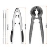 Nut Crackers Tools Pecan Cracker, Walnut Clip Heavy Duty Nutcracker