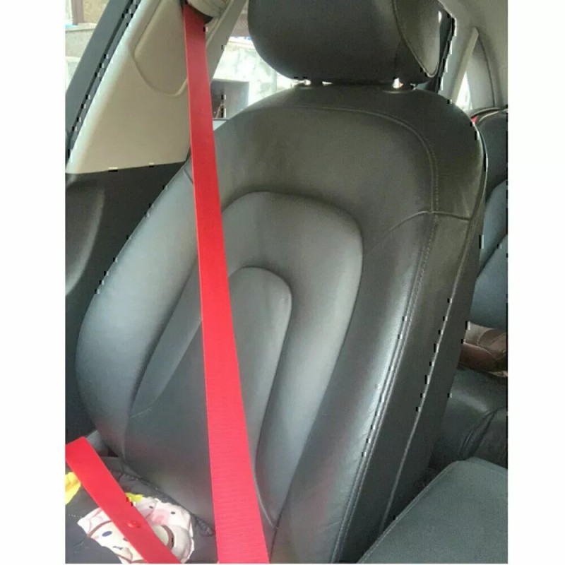 Geartronics Universal Red 3.6m Car Seat Belt Webbing 3 Point