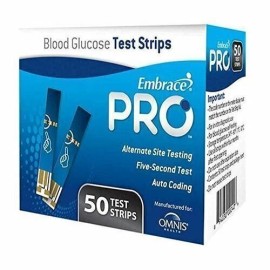 Embrace Pro Blood Glucose 400 Test Strips Exp: 4/16/2026