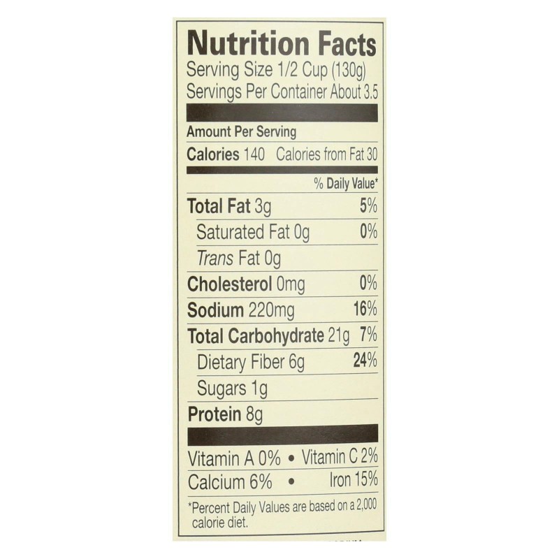 Amys Amy's Beans Refried Low Sodium Black 15.4 oz (Pack